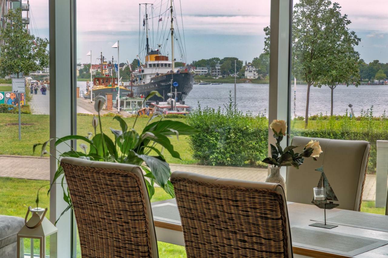 "Myharbourfront", Luxurioeses Wohnen An Der Hafenmole Apartment Rostock Exterior foto